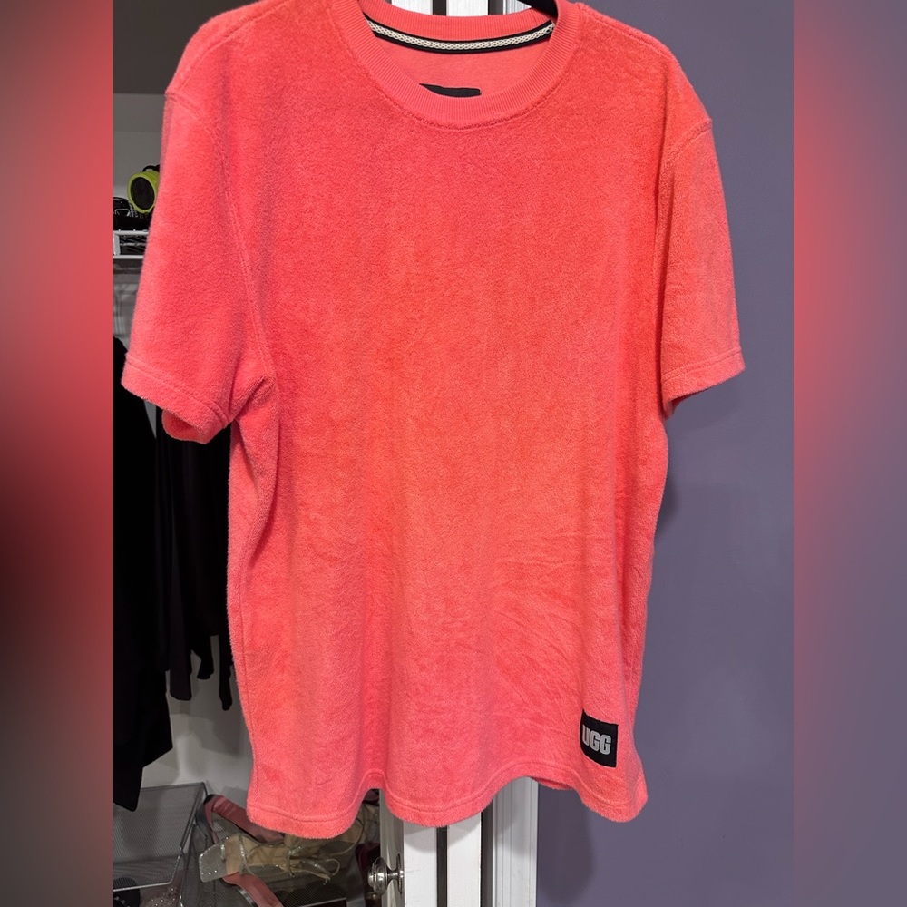 Ugg, salmon color, terry cloth material. Never worn.